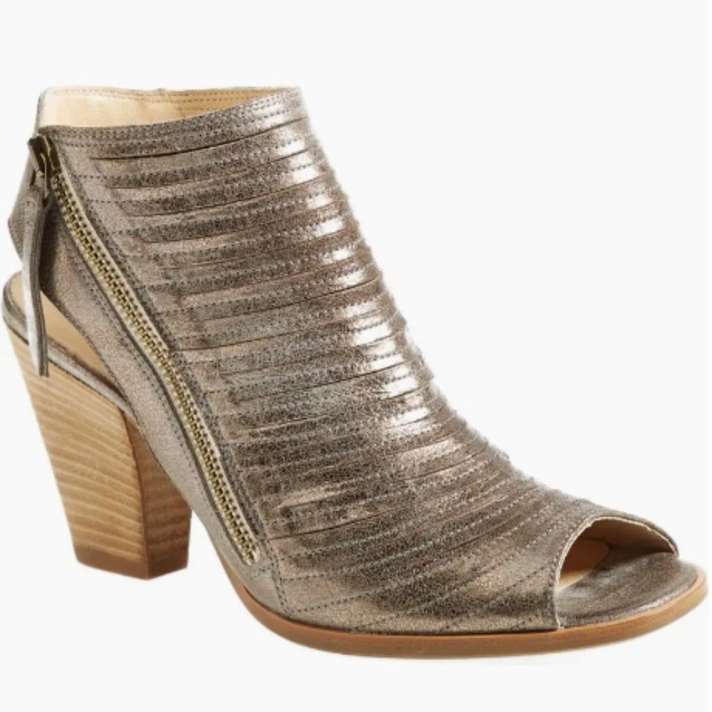 Paul Green Cayanne Peep Toe Booties Size 10